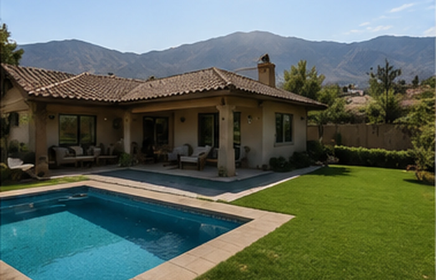 Parcela con casa y piscina en Chicureo